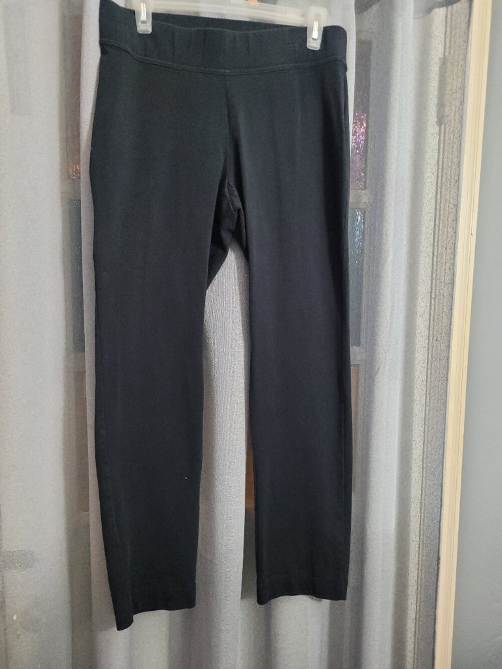 Lands End Starfish Slim Leg Black Pants Size M